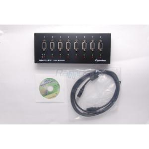 MULTI-8U/RS232 SYSTEMBASE <strong>USB</strong> and <strong>Serial</strong> Interface Converter DB9 8 RS232 <strong>Serial</strong> InterfacesDimensions: 210x 26x 84mm. - Product Image 1