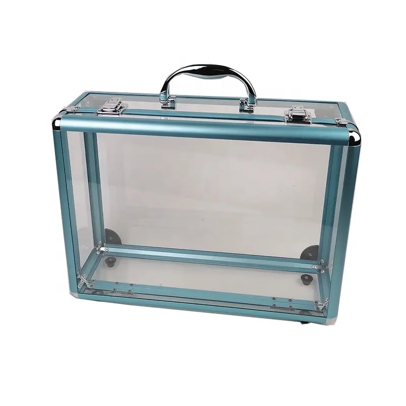 14 Zoll Business Transparent Carry Case Acryl Harts chale Aktentasche