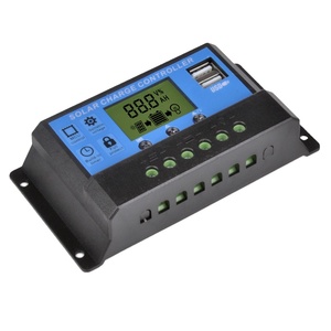 Автоматический контроллер солнечной батареи MPPT двойной USB 12V-60A ЖК-дисплей PWM Тип 10A/30A/20A Номинальный ток 24V солнечная панель - Product Image 2