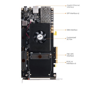 ALINX AXKU062 Xilinx Kintex UltraScale XCKU060 PCIE 3.0 scheda di sviluppo FPGA SFP FMP HPC Kit per pc - Product Image 4