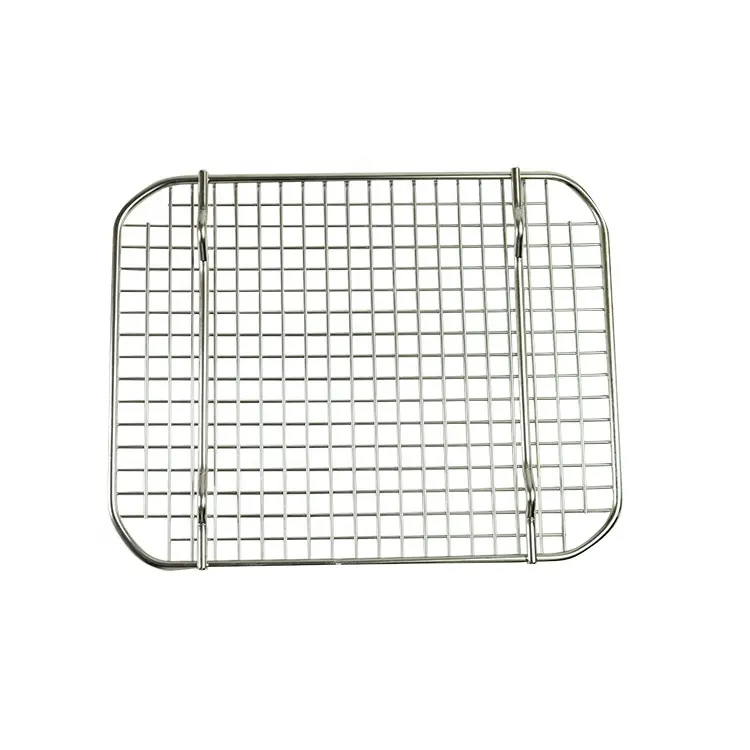 Grille de refroidissement de gâteau en acier inoxydable à un niveau pour la cuisson et le restaurant Grille métallique du four pour la cuisson du pain et des gâteaux