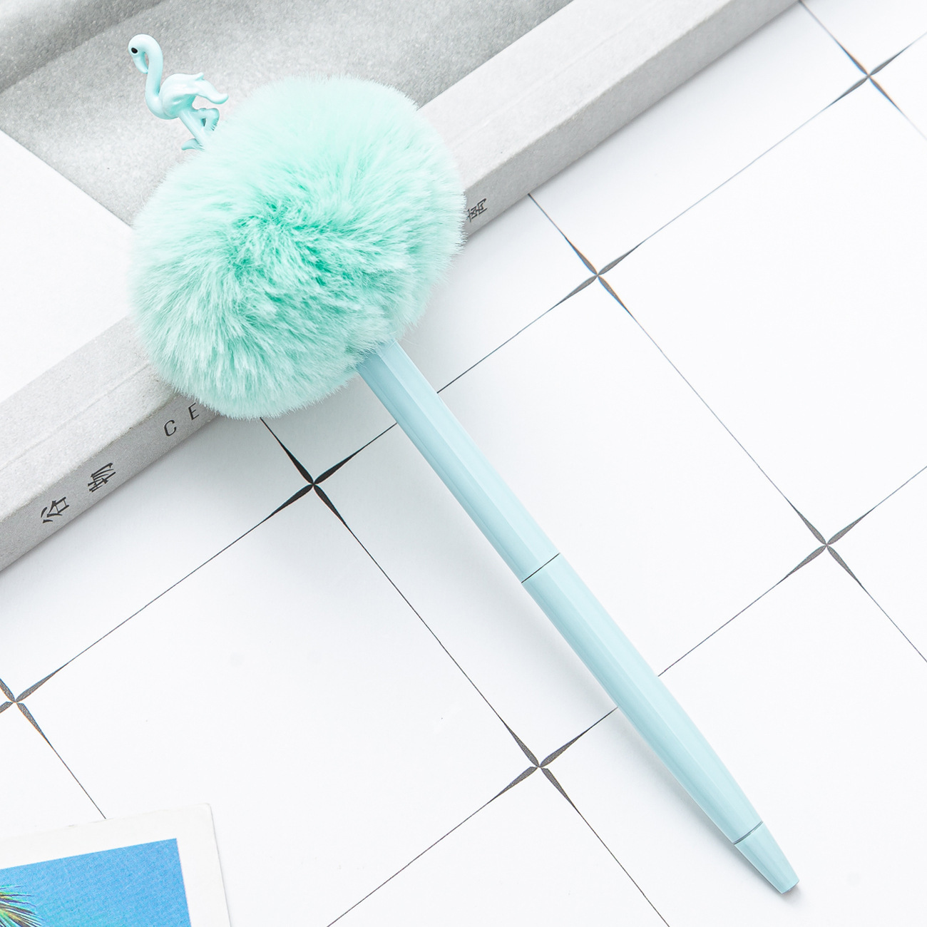Candy Blue Flamingo