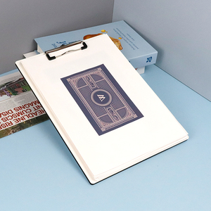 Özel baskılı MDF dosya klasörü çift taraflı baskı süblimasyon MDF boş dosya belge pano klasörü ile Metal klip - Product Image 2