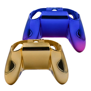Xbox serisi X oyun denetleyicisi için altın kaplama kabuk koruyucu kılıf cilt degrade mavi mor kapak Xbox kablosuz denetleyici - Product Image 1