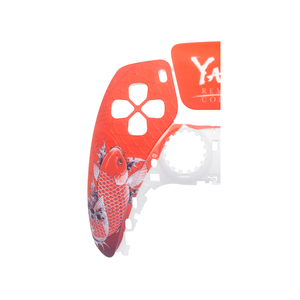 Yeni varış PS5 PC için özelleştirilmiş tasarım süblimasyon beyaz taban ön kabuk Touchpad PS5 denetleyicisi için değiştirilen ön Faceplate - Product Image 1