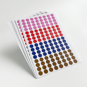 Venta al por mayor autoadhesivo punto círculo pegatina círculo codificación etiquetas de colores punto pegatinas - Product Image 3