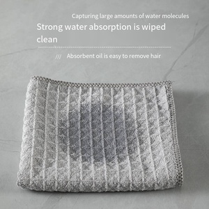 Multi-functional Large Coffee Specific Absorbent Quick Dry Cleaning Cloth <strong>Big</strong> Waffle Grid Design Kitchen <strong>Towel</strong> - Product Image 4