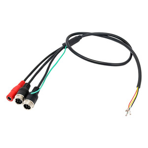 <strong>Customized</strong> Production of Aviation Public Head 2+DC Female+Lead Out Audio and Video Monitoring <strong>Control</strong> Cables - Product Image 6