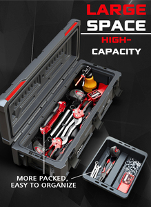 大型175L塑料手推车工具箱套装机械储物箱促进工具箱