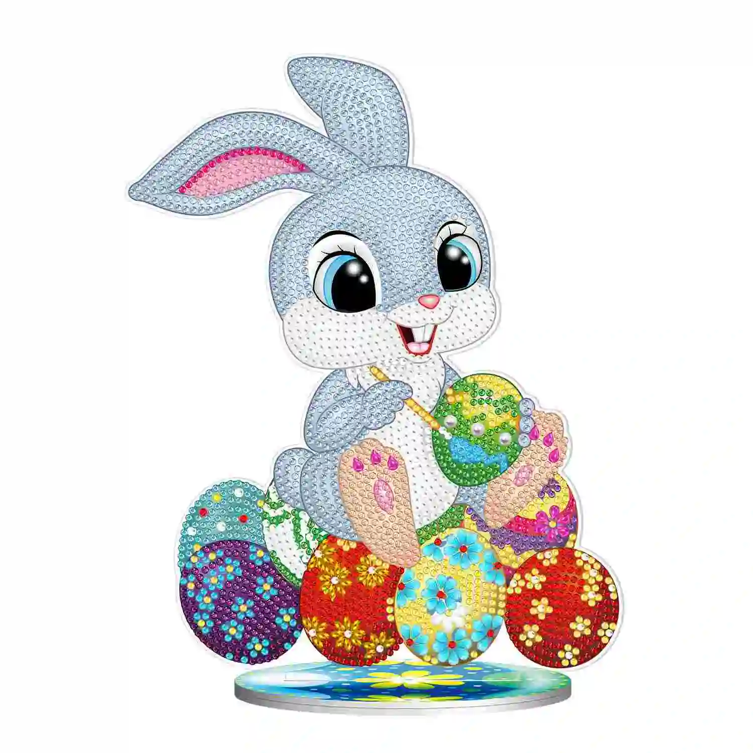 5D Diamond Painting Easter House Desktop Ornaments Diy Artificial Diamond Art Table Paint by Number Mosaic Arts Crafts