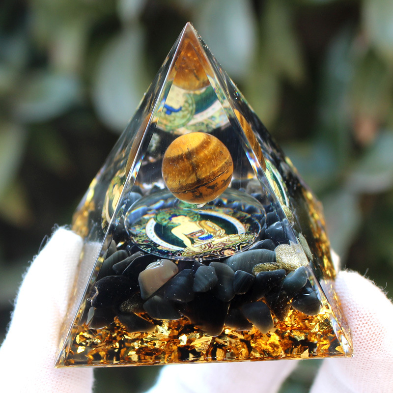 Tiger Eye Buddha Statue