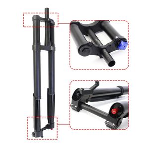 DH 29er คู่เม็ดมะยม/ส้อมกลับด้านเรียว/ตรงผ่านเพลาอากาศ MTB ส้อมพร้อมระบบล็อคและควบคุมการหน่วง - Product Image 1
