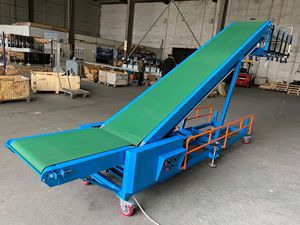 20フィート & 40フィートのトラックコンテナコンベアベルトを荷を下すポータブルセルフコンベアシステム - Product Image 5