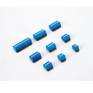 DA-10 kırmızı renk 24V 10 pozisyonlar dik açı Dip anahtarı - Product Image 3