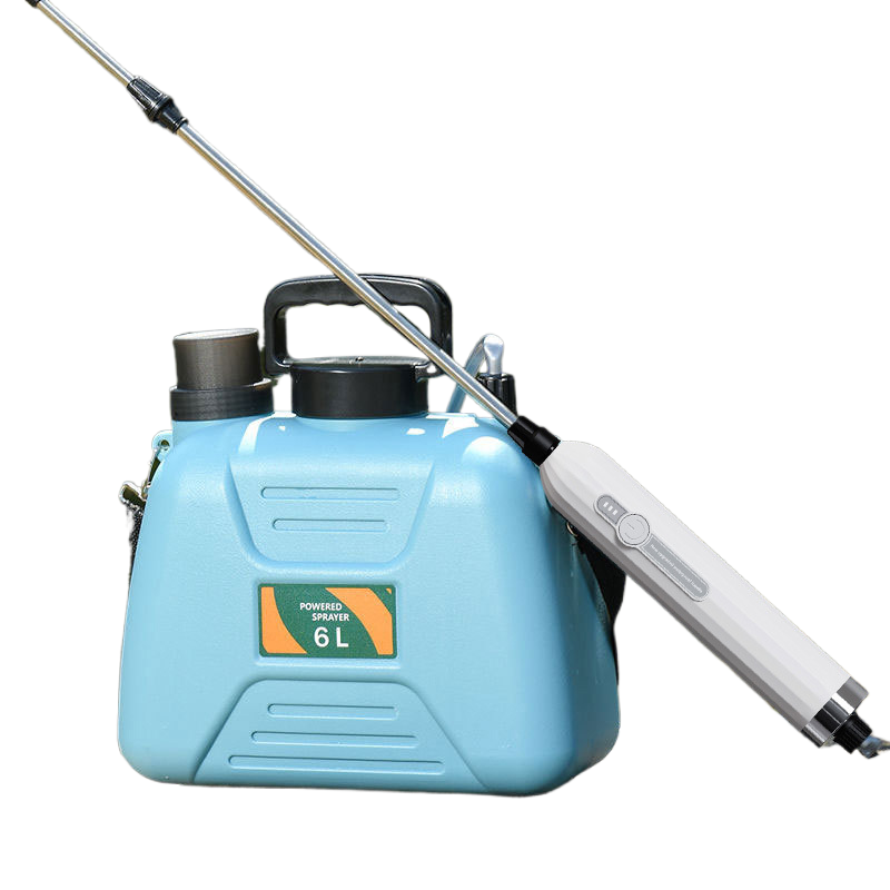 6-liter waterproof green square sprayer with 2 Set