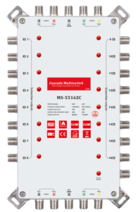 MS-5516LC Digital HD 5 in <strong>16</strong> <strong>DiSEqC</strong> 2.0 Satellite Multiswitch Cascade Multiswitch - Product Image 2