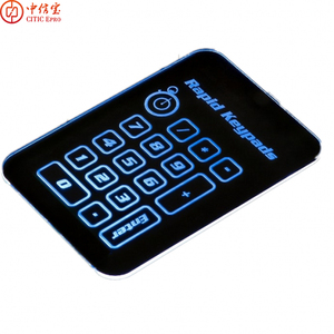 Interruptor táctil capacitivo, más teclado de membrana táctil de mapeo de teclas