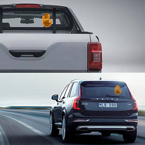 Upgraded Middle Finger <strong>Led</strong> Fun Cool Car Light Accessory for Car Rear Windshield - Product Image 2