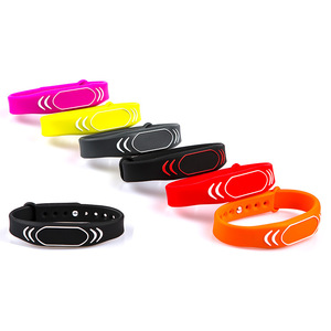 Sistema DE ACCESO RFID pulsera impermeable Mini etiqueta pulsera de silicona SLI X Chip suave NFC pulsera evento Fiesta código QR - Product Image 3