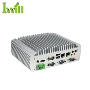 Dual Lan J1900 Mini Pc Industrial 6COM RS485 RS232 Sistema operativo Linux Mini Pc para monitoreo de seguridad - Product Image 4