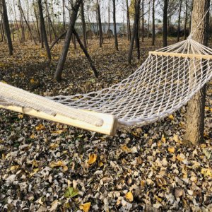 Bán Buôn Trọng Lượng Nhẹ Xách Tay Gấp Cắm Trại Đu Võng Nylon Ngoài Trời An Toàn Net Cây Trên Không Treo Có Thể Gập Lại 120-180Kg - Product Image 6