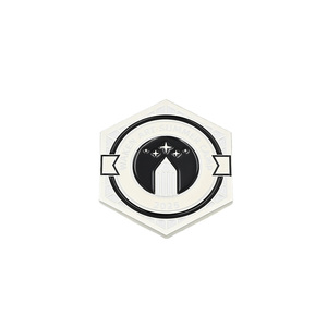 Nhà Máy Odm Cá Nhân Mô Hình Câu Lạc Bộ Conquisters Epaulets Dính Nhiệt Huy Hiệu Pin Dệt Quilt Chắp Vá Nhiều Màu Bạc - Product Image 2