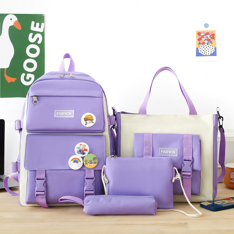 Purple four-piece set - no accessories