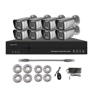 8CHCCTVシステムPoeNVR 4MP 5MP4Kカメラセキュリティシステムビデオ監視カメラキット - Product Image 1