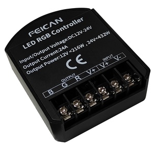 Feican FC 040 8คีย์ DC12v 24V RGB RF ควบคุมนำ RBB ควบคุมด้วยรีโมทแบบสัมผัส - Product Image 3