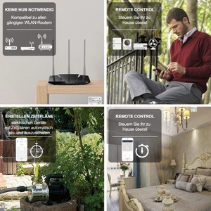 Модуль переключателя Tuya Smart Life Wi-Fi, лампа с голосовым управлением и управлением через приложение, подходит для умного дома, 15 А