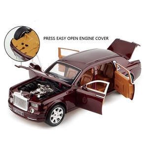 Diecast <strong>Car</strong> Model Electric Pull Back Scale 1:24 Simulation Model Toy <strong>Cars</strong> Diecast Toy Vehicle for Kids - Product Image 2