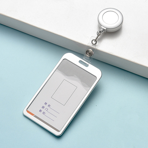 Chủ Thẻ Làm Việc Kim Loại Với Nhựa Có Thể Thu Vào Huy Hiệu Reel Cho Nhân Viên Bệnh Viện Nhân Viên Y Tế ID Thẻ Trường Hợp Clip Keychain - Product Image 3