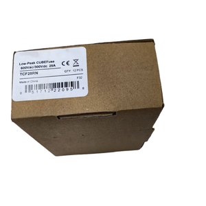 Time Delay Fuse TCF70 CUBE Fuse 70A 600V Yellow Low Peak Pulse Current Fuse With Black Ends - Product Image 6