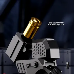 Cadults bs Mini altın tabanca modeli kabuk oyuncak tabanca alaşım ve plastik dekompresyon Bullet Blaster Boys yetişkinler için çekim fonksiyonu - Product Image 5
