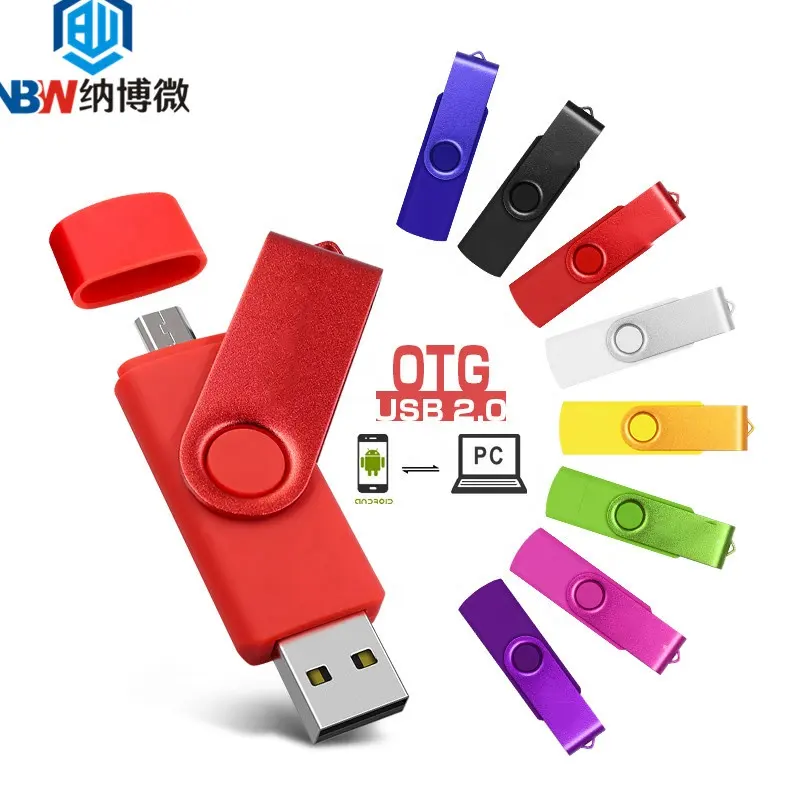 Stik Memori USB 2.0, Pendrive Smartphone OTG Usb Flash Drive Cle USB 128 Stick 64G Otg Pen Drive 4G 8G 16G 32G G, Perangkat Penyimpanan