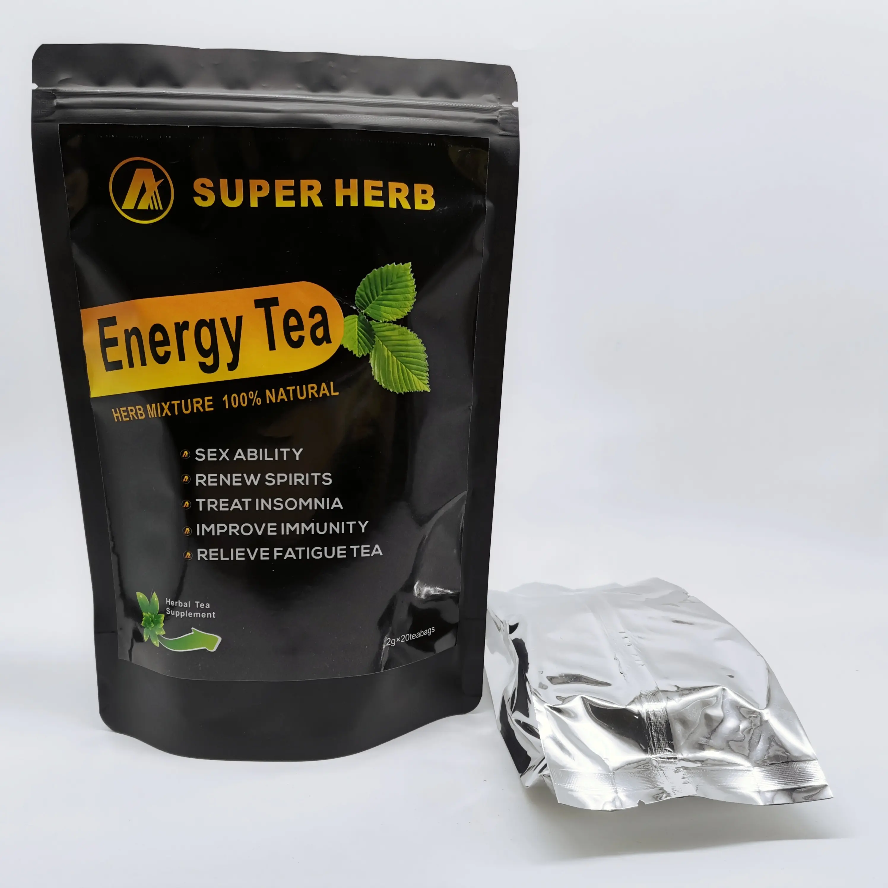 Chá Energia Melhorando Sistema Imunitário Rim e Essência Aumentando Energia