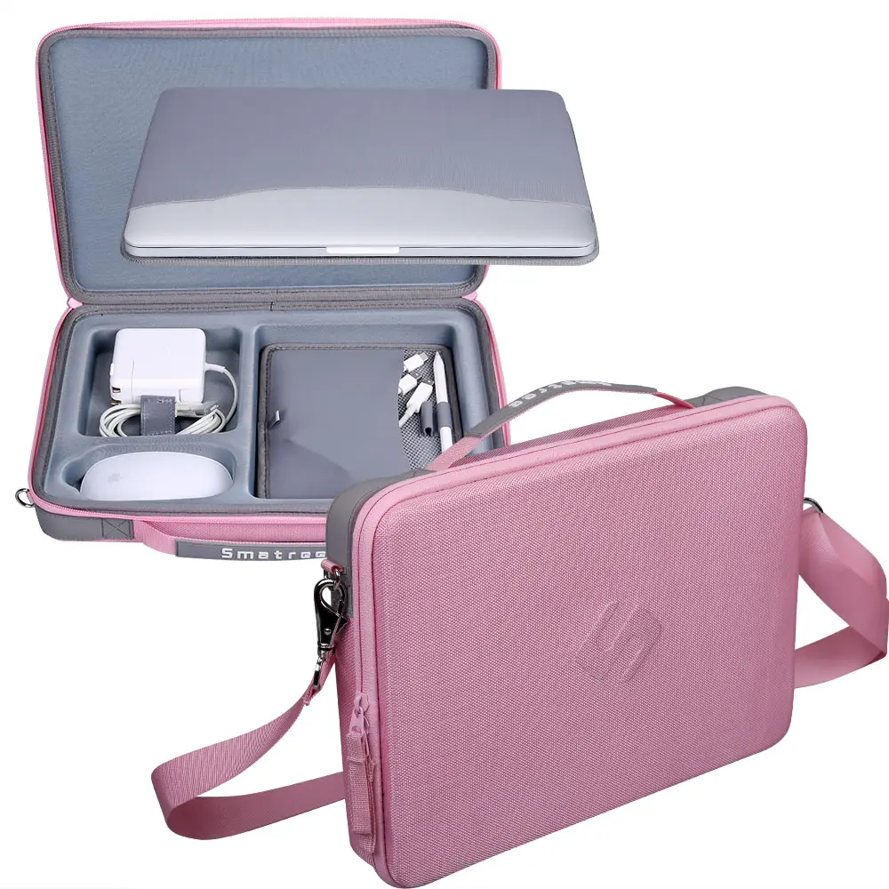 Smatree-bolsa portátil ligera de nailon A360 para portátil, funda de transporte dura para Apple Macbook Air / iPad Pro de 12,9 pulgadas con correa para el hombro