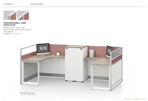 Máy Trạm văn phòng chuyên nghiệp nhân viên bàn với Tủ hồ sơ có thể khóa lưu trữ an toàn cho dữ liệu kinh doanh nhạy cảm - Product Image 2