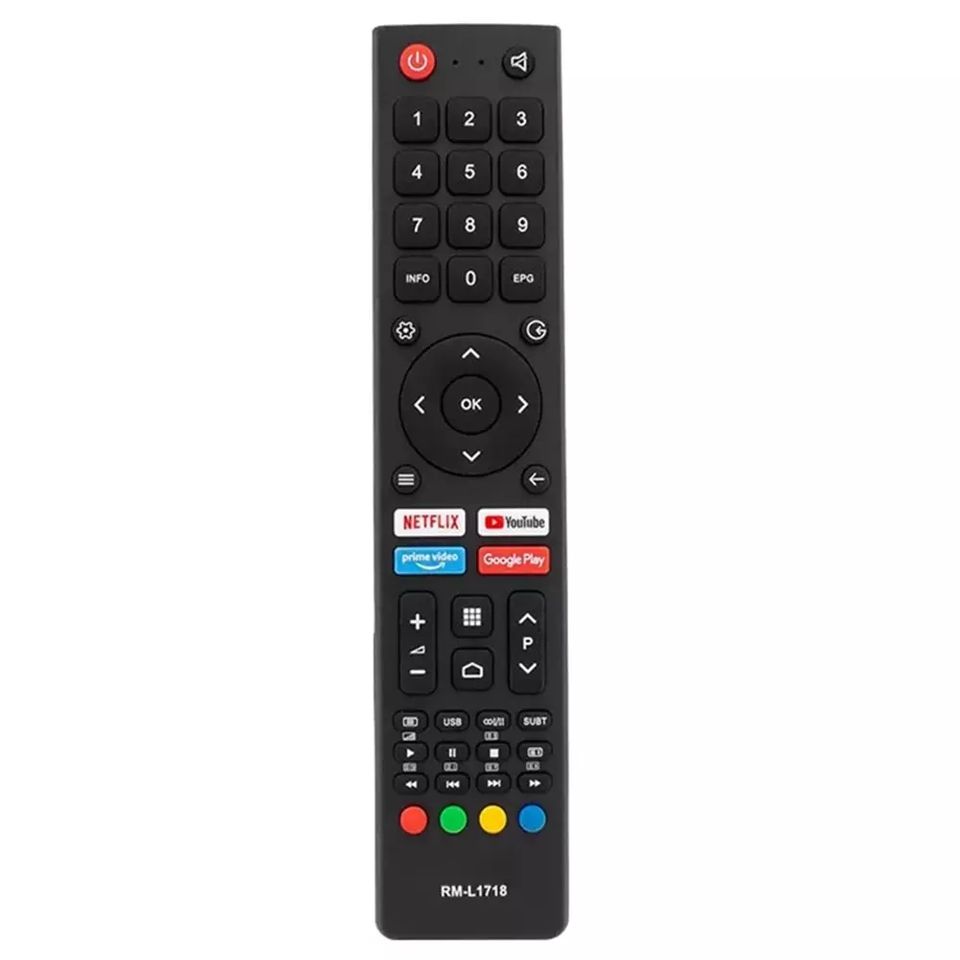 New RM-L1718 Universal Remote Control for CHIQ AKAI CHANGHONG JVC OK TV