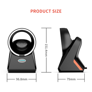 XB-X86 de alta calidad, Auto escaneo de códigos de barras de código Qr de escritorio Cable de escáner de código de barras de la plataforma - Product Image 6