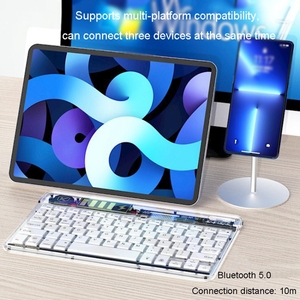 厂家直销透明照明迷你键盘无线静音键盘家用办公键盘 - Product Image 6
