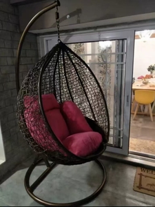 Giá rẻ đu ngoài trời giỏ ban công vườn Kim Loại Đứng Dây đu Patio võng trứng ghế - Product Image 6