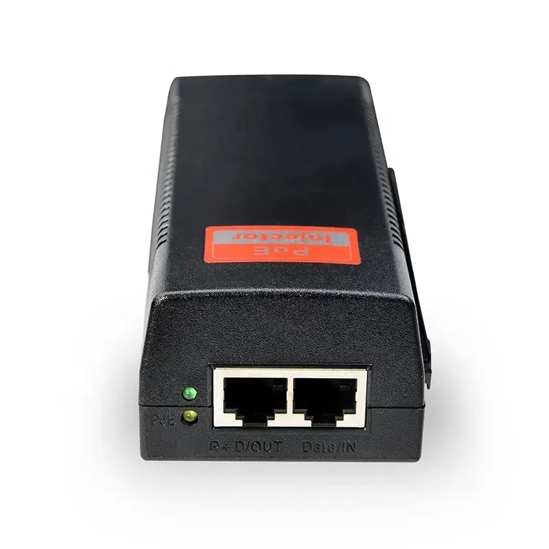 30W 60W Gigabit POE Inyector para PTZ Cámara Wifi AP Voip Teléfono 60W IEEE802 3AT Ethernet Switch Fuente de alimentación