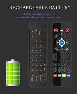 Ranboda T16 retroilluminato 2.4GHz Wireless IR apprendimento 6-giroscopio Touchpad vocale telecomando Air Mouse Mini tastiera per Android TV Box - Product Image 6