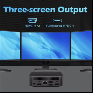 Großhandel MINI PC Intel N100 DDR4 RAM M.2 SSD Win11 RJ45 Ethernet-Anschluss HTPC Schreibtisch-Mikrocomputer Laptop für Zuhause und Büro - Product Image 3