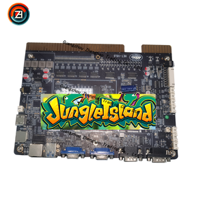 Spanish Language <strong>Game</strong> Console Board Entertainment Coin Operated <strong>Games</strong> Jungle Island Dual Screen <strong>Game</strong> Board for Coin Pusher