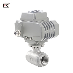 福瑞电动2pc球阀ss304/316 2way BSP DN25电动执行器球阀机动型电动球阀1000psi - Product Image 5