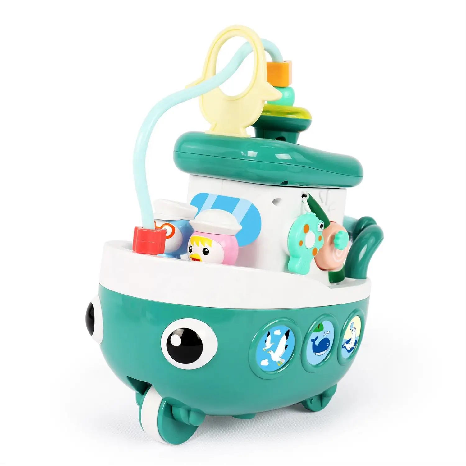 BAOLI 190 Venda Quente 6 a 12 Meses Fantasia Oceano Musical Luz Brinquedos Para O Bebê Rastejando Brinquedos