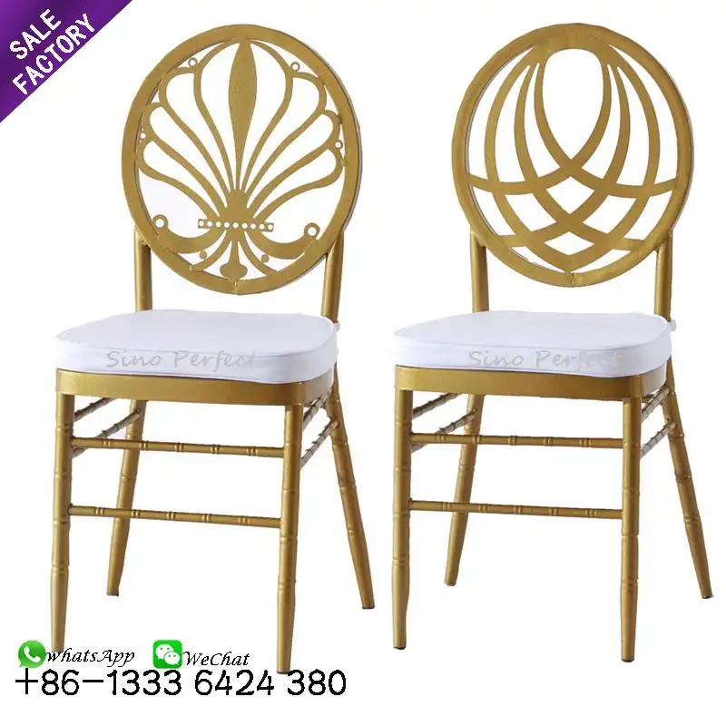 Buy Wholesale Steel Iron Wedding Phoenix Napoleon Wedding Chair With Pillow For Event In China