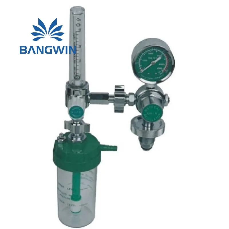 Regulador de presión de gas argón de latón pequeño BW con caudalímetro para soldadura TIG y MIG